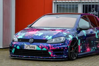 VW Golf 7 R/ R-Line AU přední spoiler lipa IN Tuning