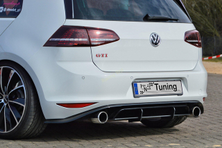 VW Golf 7 GTI Clubsport spoiler na zadní nárazník difuzor IN Tuning
