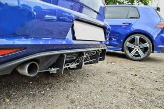 VW Golf 7 AU GTI/ GTD spoiler na zadní nárazník difuzor IN Tuning