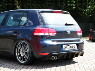 VW Golf 6 1K spoiler na zadní nárazník IN Tuning Matt.