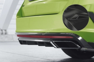 Škoda Octavia 4 RS/ RS Plus spoiler na zadní nárazník Glossy Black CSR Lesk.
