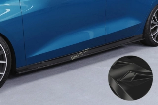 Audi A3 (8Y) nástavce na boční prahy Glossy Black CSR Lesk