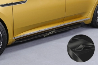 VW Arteon 3H nástavce na boční prahy Glossy Black CSR Lesk