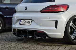 VW Scirocco 3 R Facelift spoiler na zadní nárazník difuzor IN Tuning
