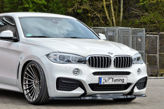 BMW X6 F16 M-Paket spoiler pod přední nárazník IN Tuning