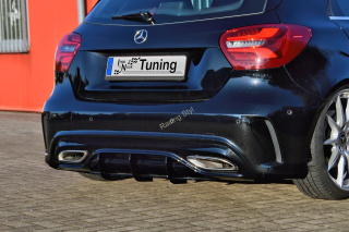 Mercedes Benz A W176 AMG-Line MOPF difuzor na zadní nárazník IN Tuning
