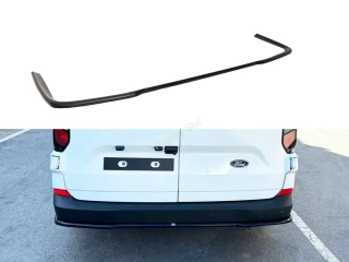 Ford Transit Custom 2023- spoiler pod zadní nárazník Glossy Black MD Design Lesk.