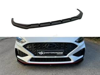Hyundai i30 N / N-Line Facelift přední spoiler lipa Glossy Black MD Design Lesk.