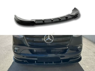 Mercedes Benz Sprinter 2018- přední spoiler Glossy Black MD Design Lesk.