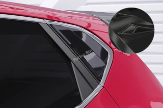 Kia Ceed (JD) kryty na zadní boční okna Glossy Black CSR Lesk