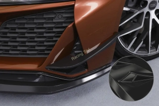 Audi R8 4S Facelift boční křidélka na přední nárazník Glossy Black CSR Lesk.