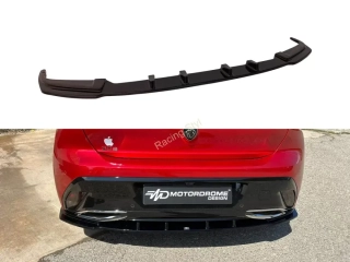 Peugeot 308 spoiler pod zadní nárazník Glossy Black MD Design Lesk.