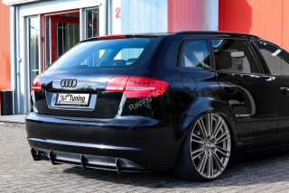 Audi A3 8P Facelift difuzor na zadní nárazník IN Tuning
