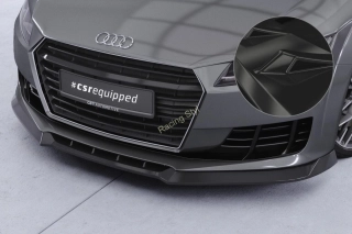 Audi TT FV/8S přední spoiler lip Glossy Black CSR Lesk.