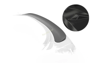 Mini R58 Coupe spoiler pod zadní okno Glossy Black CSR Lesk.