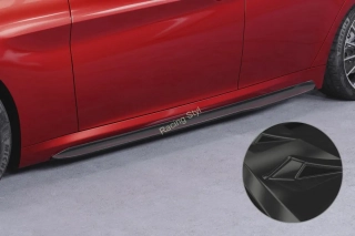 Alfa Romeo Giulia (Typ 952) spoiler na boční prahy Glossy Black CSR Lesk.