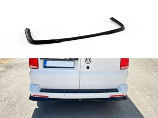 VW T6.1 Long spoiler na zadní nárazník Glossy Black MD Design Lesk.