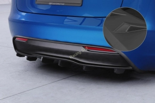 Tesla Model 3 Facelift spoiler pod zadní nárazník difuzor CSR Matt.