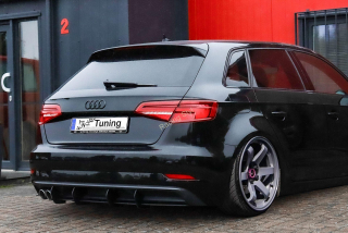 Audi A3 8V Sportback Facelift difuzor na zadní nárazník IN Tuning
