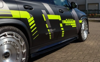 Mercedes GLS 63 AMG 4Matic nástavce pod boční prahy s křidélky IN Tuning