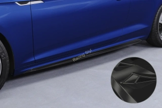 Audi A5 F5 nástavce na boční prahy Glossy Black CSR Lesk