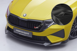 Škoda Octavia 4 RS Facelift přední spoiler lip Glossy Black CSR Lesk