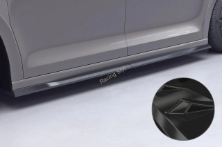 VW ID. Buzz nástavce pod boční prahy Glossy Black CSR Lesk