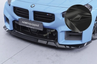 BMW M2 G87 přední spoiler lip Glossy Black CSR Lesk