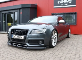 Audi A5 B8 S-Line přední spoiler lip s křidélky Glossy Black IN Tuning Lesk