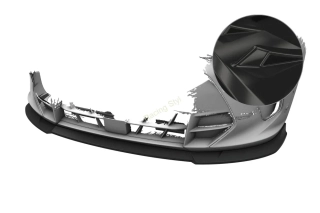 Cupra Terramar přední spoiler lip Glossy Black CSR Lesk