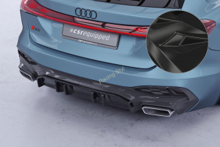 Audi A5 B10 S-Line spoiler na zadní nárazník difuzor Glossy Black CSR Lesk