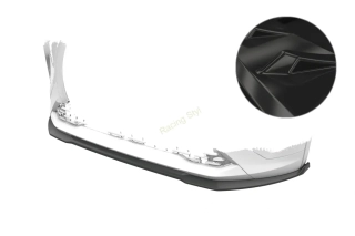 Škoda Elroq přední spoiler lip Glossy Black CSR Lesk